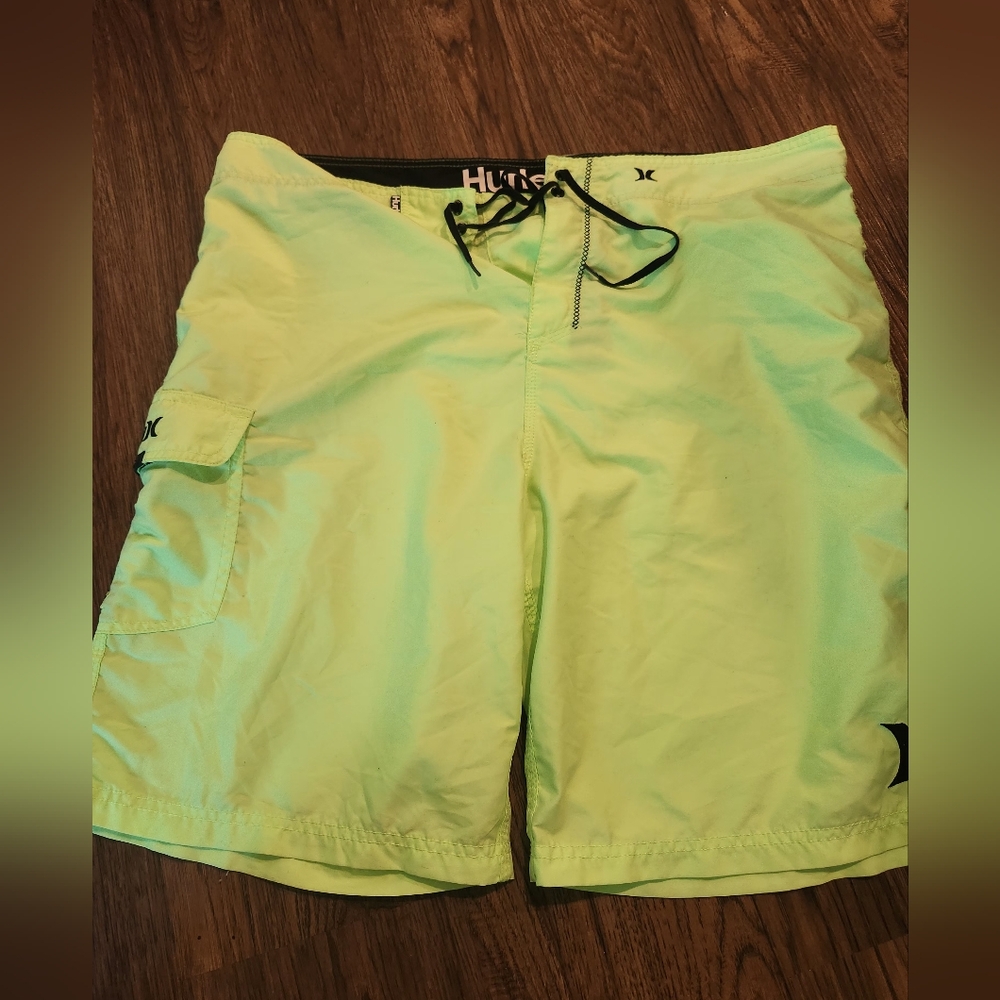 Hurley Men's Bright Lime Board Shorts